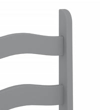 Essstühle 2 Stk. Corona Grau 42x47x107 cm Massivholz Kiefer