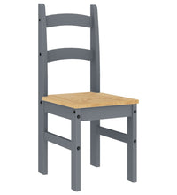 Essstühle 2 Stk. Grau 40x46x99 cm Massivholz Kiefer