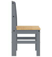Essstühle 2 Stk. Panama Grau 40x46x90 cm Massivholz Kiefer