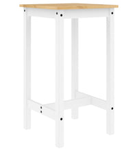 5-tlg. Bar-Set Weiß Massivholz Kiefer