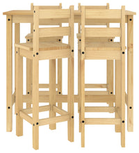5-tlg. Bar-Set Massivholz Kiefer