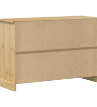 Sideboard Corona 115x40x76 cm Massivholz Kiefer