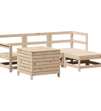 5-tlg. Garten-Sofagarnitur Massivholz Kiefer