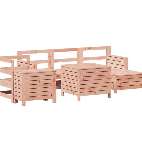 7-tlg. Garten-Sofagarnitur Massivholz Douglasie