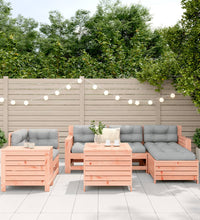 7-tlg. Garten-Sofagarnitur Massivholz Douglasie