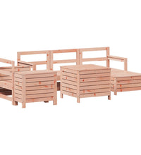 7-tlg. Garten-Sofagarnitur Massivholz Douglasie