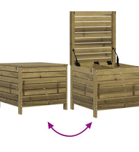 7-tlg. Garten-Sofagarnitur Kiefernholz Imprägniert