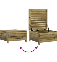 7-tlg. Garten-Sofagarnitur Kiefernholz Imprägniert