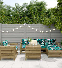 7-tlg. Garten-Sofagarnitur Kiefernholz Imprägniert