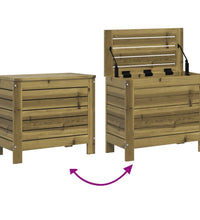 7-tlg. Garten-Sofagarnitur Kiefernholz Imprägniert