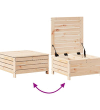 7-tlg. Garten-Lounge-Set Massivholz Kiefer