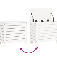 10-tlg. Garten-Sofagarnitur Weiß Massivholz Kiefer