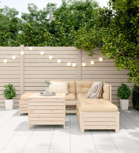 6-tlg. Garten-Sofagarnitur Massivholz Kiefer