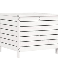 6-tlg. Garten-Sofagarnitur Weiß Massivholz Kiefer