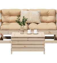3-tlg. Garten-Sofagarnitur Massivholz Kiefer
