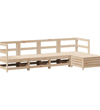 5-tlg. Garten-Sofagarnitur Massivholz Kiefer