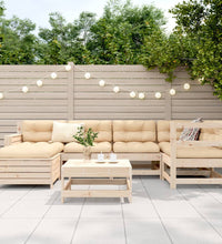 7-tlg. Garten-Sofagarnitur Massivholz Kiefer