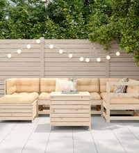 7-tlg. Garten-Sofagarnitur Massivholz Kiefer