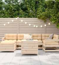 7-tlg. Garten-Sofagarnitur Massivholz Kiefer