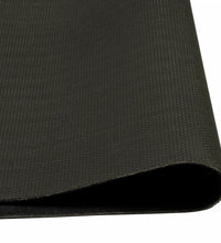 Küchenteppich Waschbar Tasse Schwarz 60x180 cm Samt