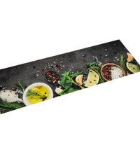 Küchenteppich Waschbar Gewürze 45x150 cm Samt