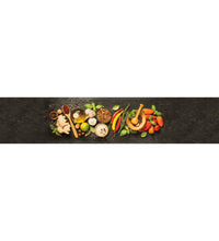 Küchenteppich Waschbar Gewürze 60x300 cm Samt