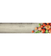Küchenteppich Waschbar Tomaten 60x300 cm Samt