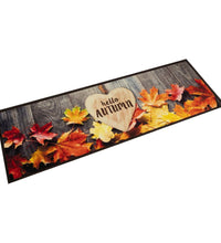 Küchenteppich Waschbar Herbst 45x150 cm Samt