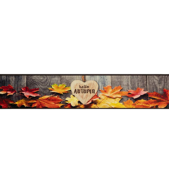 Küchenteppich Waschbar Herbst 60x300 cm Samt