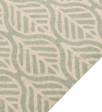 Küchenteppich Waschbar Blätter 45x150 cm Samt