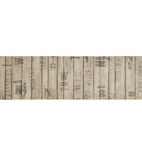 Küchenteppich Waschbar Zaun 45x150 cm Samt