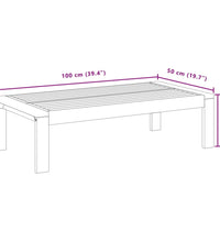 4-tlg. Garten-Sofagarnitur mit Kissen Massivholz Akazie