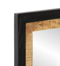 2-tlg. Badmöbel-Set Eisen und Massivholz Mango