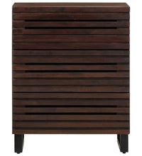 Sideboard 2 Stk. 60x34x75 cm Massivholz Mango