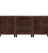 Sideboard 3 Stk. 60x34x75 cm Massivholz Mango