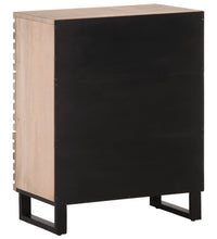 Sideboard 2 Stk. 60x34x75 cm Massivholz Mango