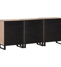 Sideboard 3 Stk. 60x34x75 cm Massivholz Mango