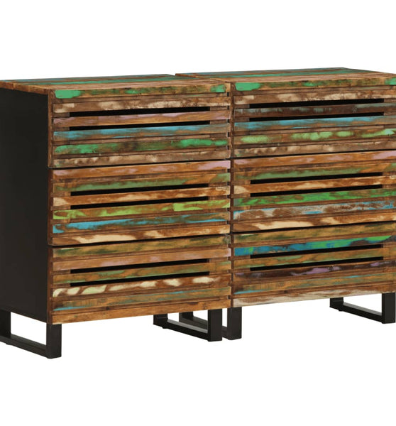 Sideboard 2 Stk. 60x34x75 cm Massivholz Akazie