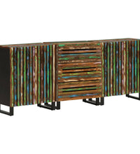 Sideboard 3 Stk. 60x34x75 cm Massivholz Akazie