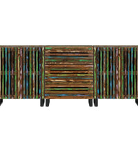 Sideboard 3 Stk. 60x34x75 cm Massivholz Akazie