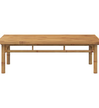 Couchtisch 110x55x35 cm Bambus