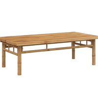 Couchtisch 110x55x35 cm Bambus