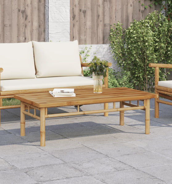 Couchtisch 110x55x35 cm Bambus