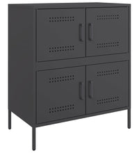 Sideboard Schwarz 68x39x79 cm Stahl