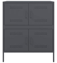 Sideboard Anthrazit 68x39x79 cm Stahl