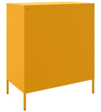 Sideboard Senfgelb 68x39x79 cm Stahl