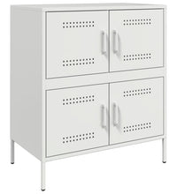 Sideboard Weiß 68x39x79 cm Stahl