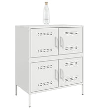 Sideboard Weiß 68x39x79 cm Stahl