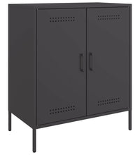 Sideboard Schwarz 68x39x79 cm Stahl