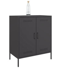 Sideboard Schwarz 68x39x79 cm Stahl